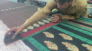 Create beautiful block prints on a block base fabric #BlockPrint #BlockBaseFabric #DIY #Handmade