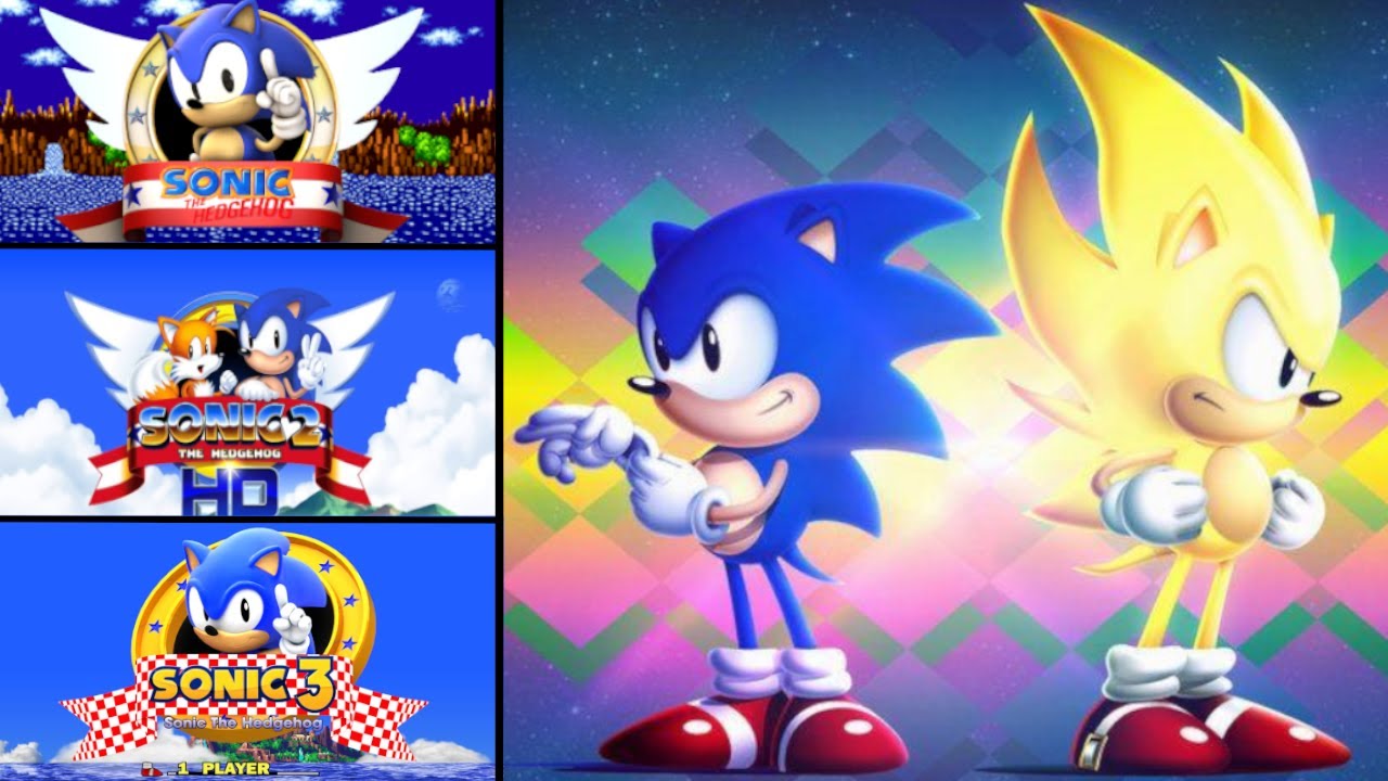 SONIC 1-😁 SONIC 2-😁 SONIC 3&K-😁 Mas SONIIC 4😒