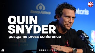Hawks vs. Magic Mexico City Postgame Press Conference: Quin Snyder