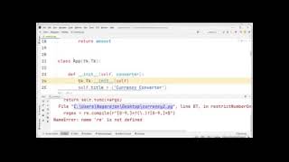 #Currency Conversion using Python with GUI using  Pycharm |Simple Projects on Python |Hostbox cse