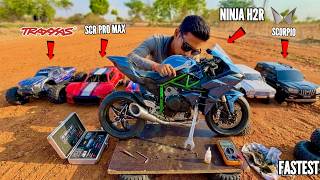 RC Restoration Ninja Bike Shattered During High Speed Test – Chatpat toy tv