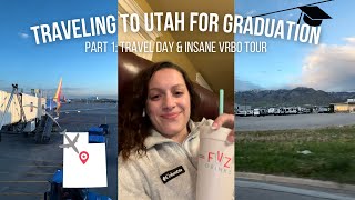 TRAVEL VLOG: TRAVELING TO UTAH FOR A COLLEGE GRADUATION 🎓🥳 *part 1*