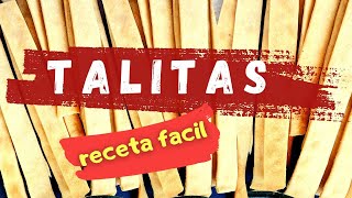 Te enseño a hacer TALITAS CASERAS (Grisines Planos)