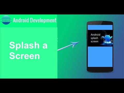 How to Splash a Screen in Android Activity automatically for beginners YouTube