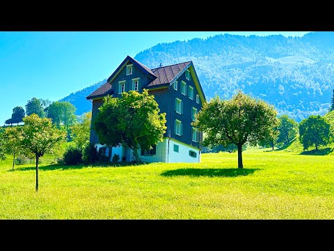 Walking in Stans City In Switzerland 🇨🇭 Nidwalden