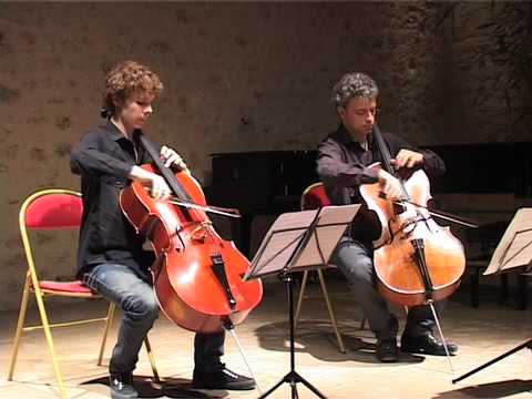 J. Offenbach - duo pour violoncelles / Raphaël Pidoux & Bruno Philippe @Festival 1001 Notes