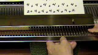 Garter Bar Lesson 3 Increase Evenly Across Row