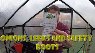 February 2023 onions, leeks and safety boots. by Wayne's Allotment 390 views 1 year ago 17 minutes