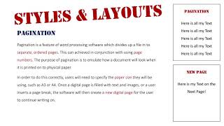 Styles Layouts