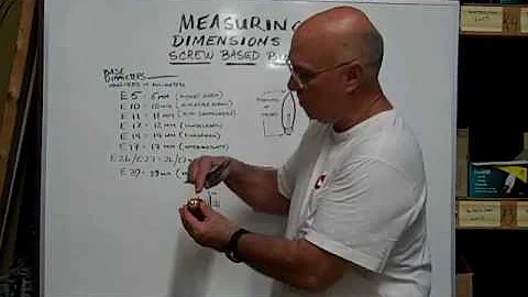 Determining Screw Base Bulb Diameters