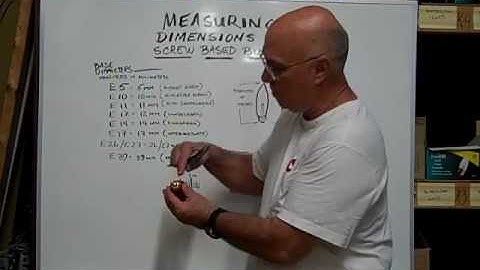 Determining Screw Base Bulb Diameters