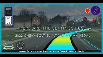Here’s all the settings I use for my Chevy Bolt Ev to get such smooth handling.