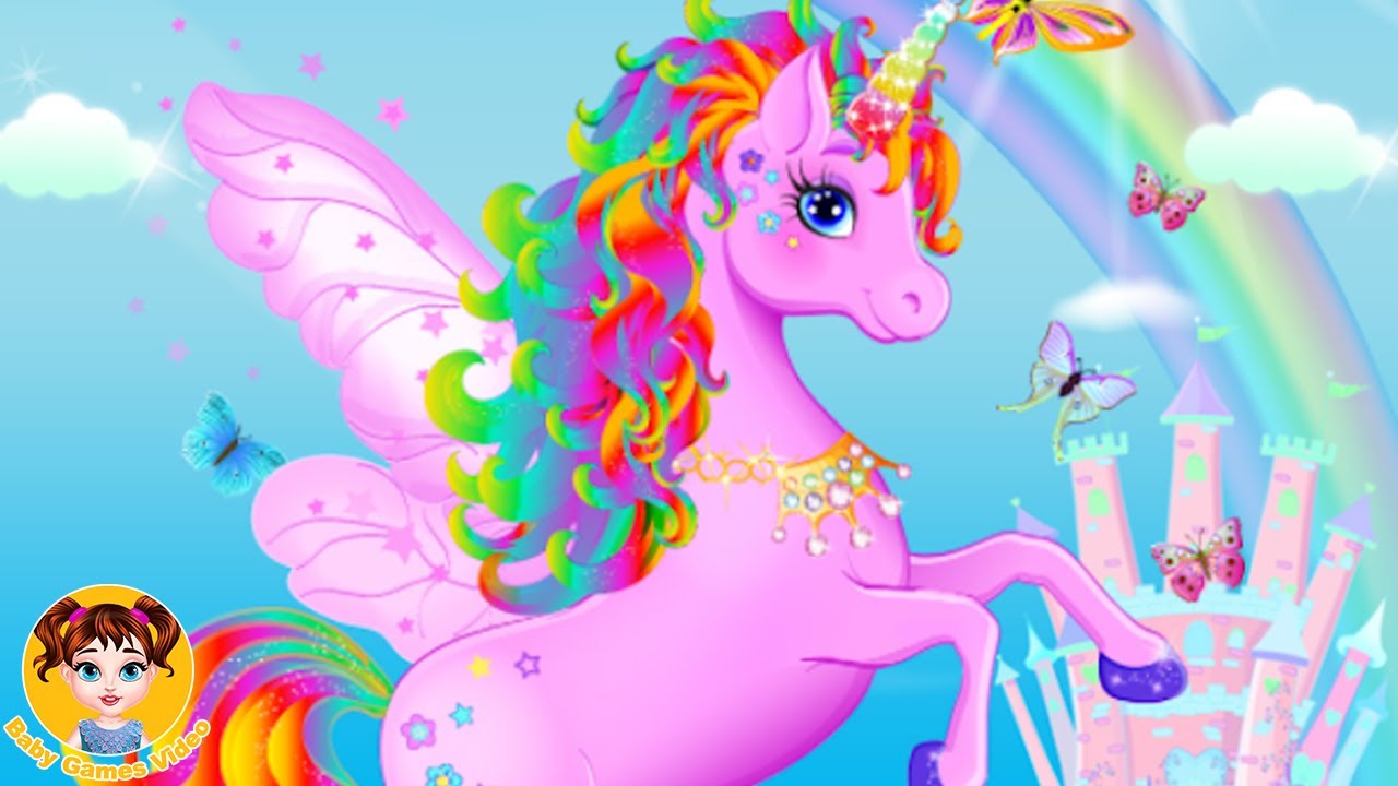 Unicorn Dress Up Girls Games Design Your Unicorn! Baby Games