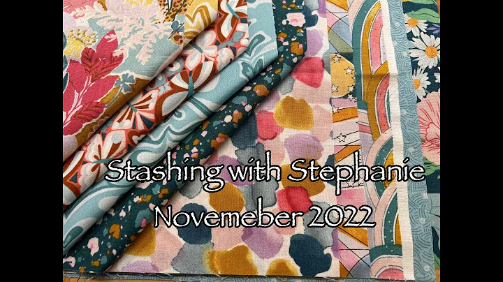 Stashing with Stephanie November 2022 Unboxing!