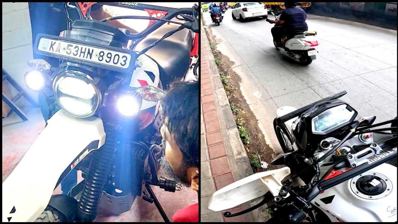 ರಿಂಗ್ ರೋಡ್ ನಲ್ಲಿ ಕೈ ಕೊಟ್ಟ ಕೂಳೆ!!😩 | MADDOG SCOUT X LIGHTS INSTALLED ON OUR XPULSE RALLY✅