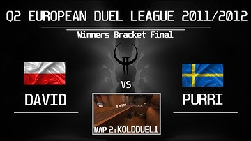 Quake2 EDL #10 WB FINAL | David vs PURRI - 2nd map koldduel1