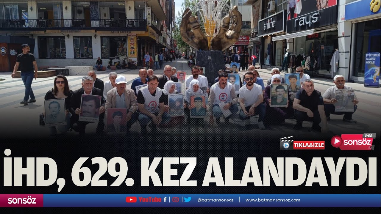 İHD, 629. kez alandaydı
