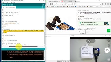 와이파이 연결 & 웹서버구축, 아두이노 프로그램, Esp8266, D1 mini  [김동일교수 두원공과대학교 AI융합과] 1-6