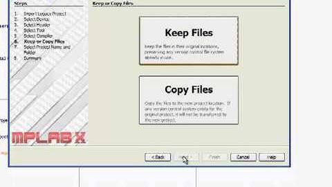Importing MPLAB 8 IDE Projects to MPLAB X IDE
