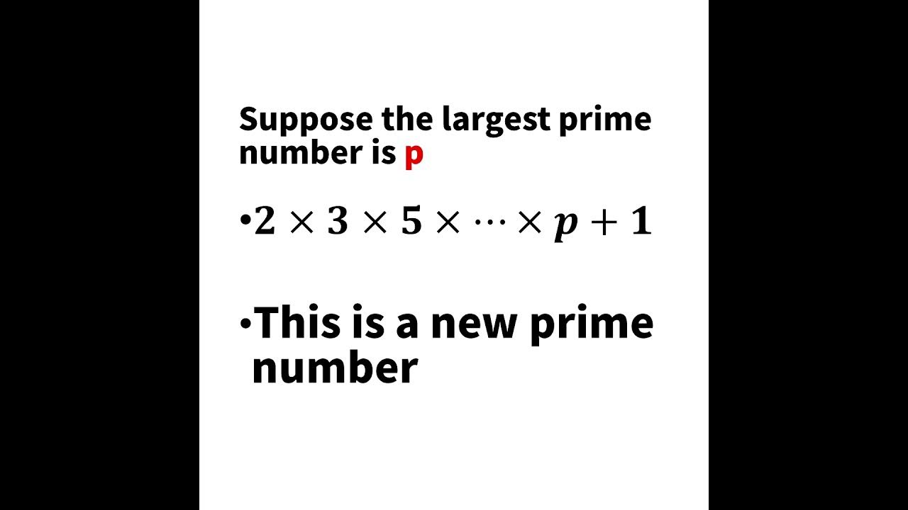 Why are there infinite prime numbers youtube