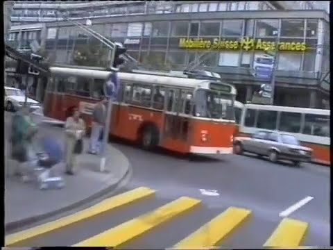 Rseau trolleybus de Lausanne avec Fred Ivey