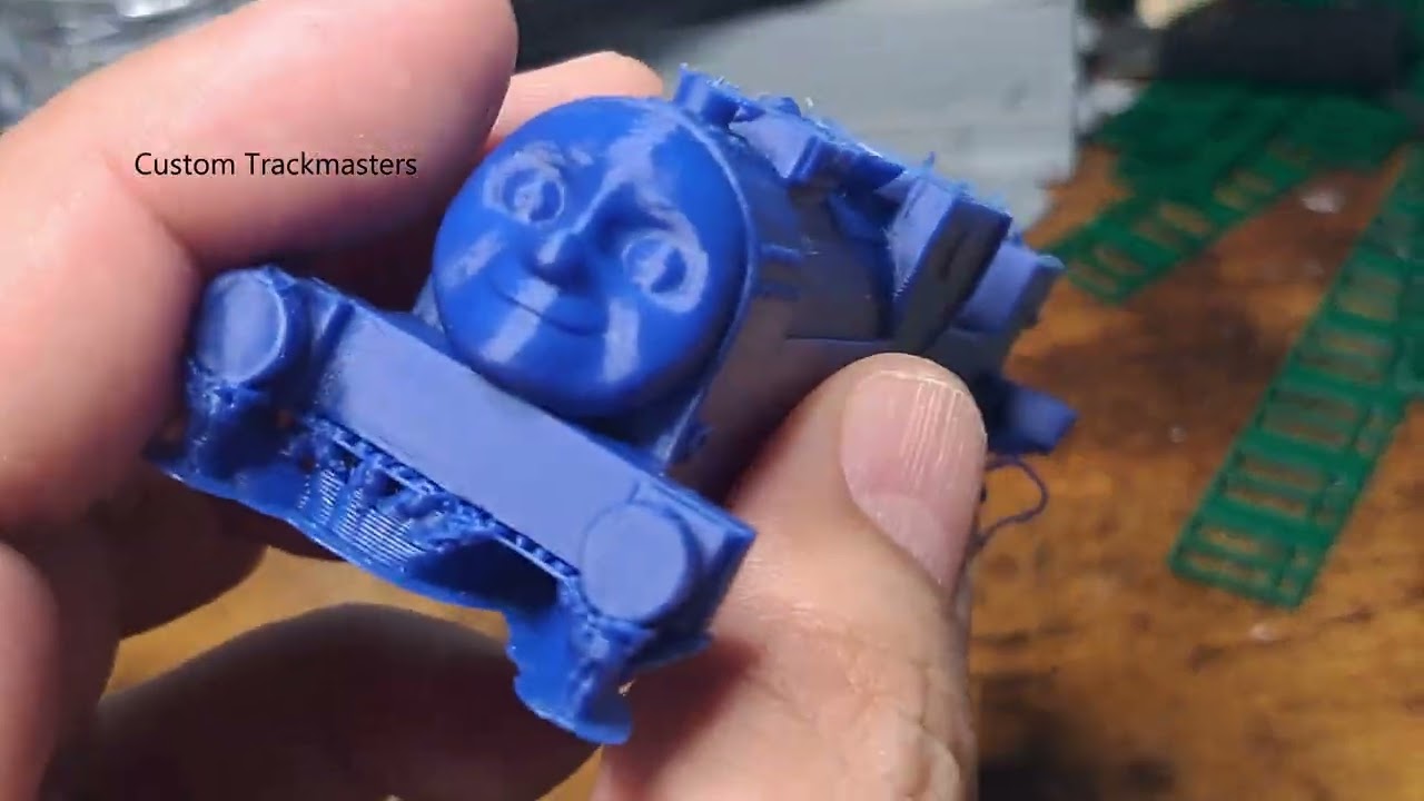 3D-печатная модель железной дороги 