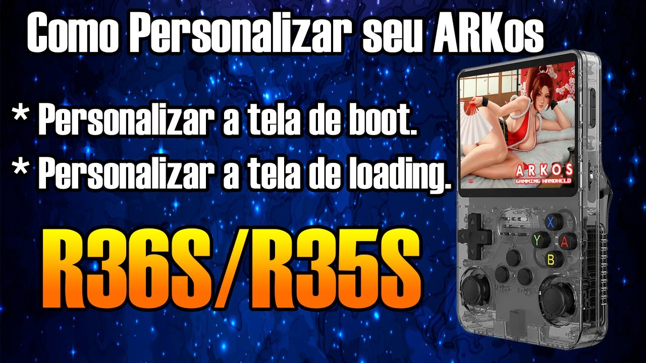 Personalizando seu ARKOS - Tela de boot/tela de Loading. - YouTube