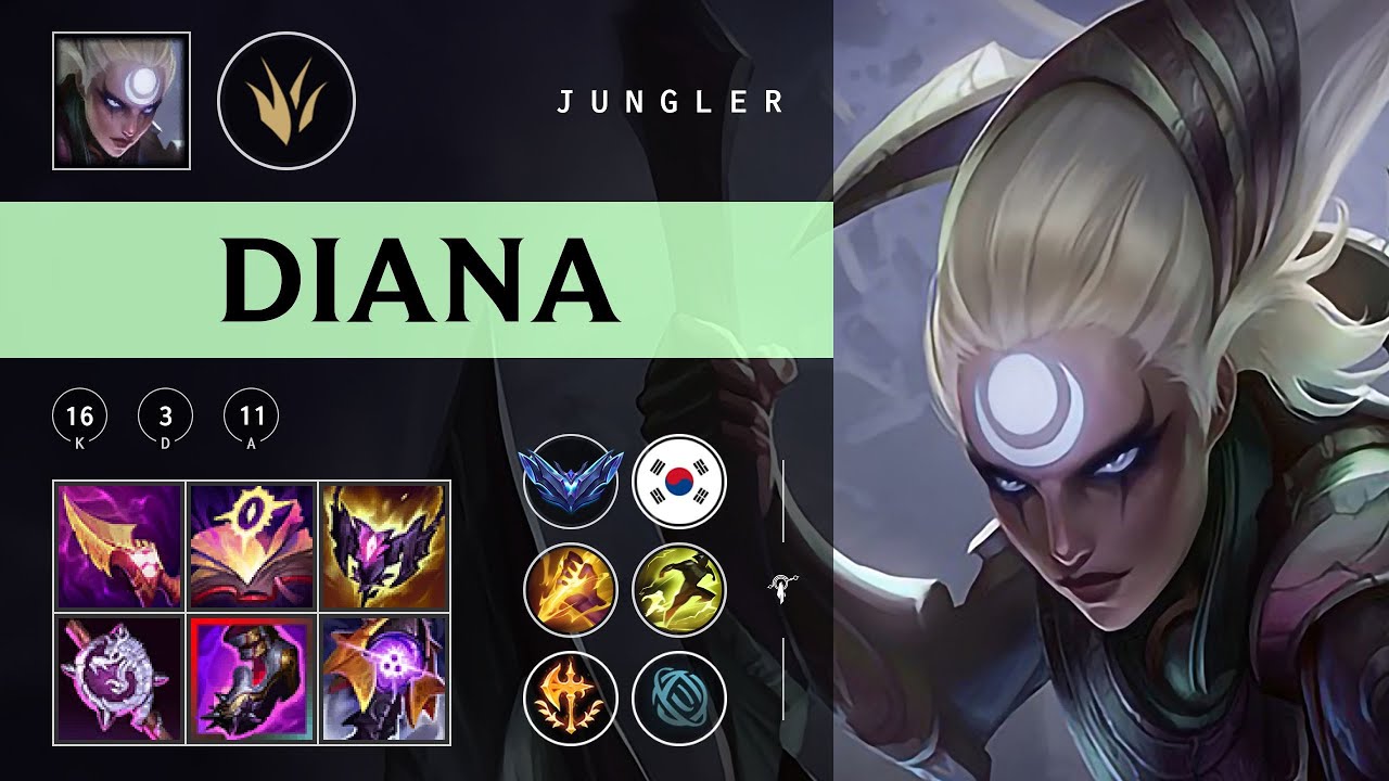 Diana Jungle vs Viego - KR Diamond Patch 25.24