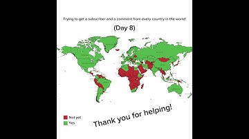 Trying to get a subscriber and a comment from every country! (Day 8) #shorts #subscribe #funny