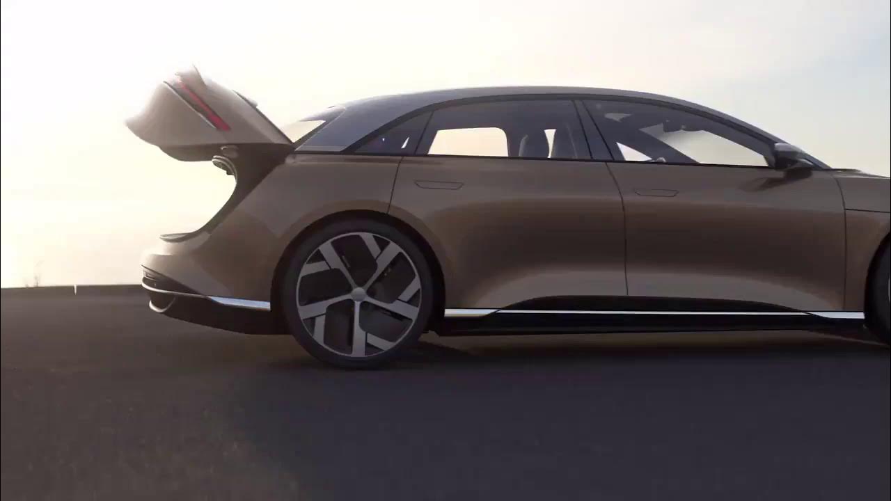 Lucid Air trunk YouTube