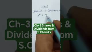 Shares and Dividends from  S.Chand's for ICSE #maths #icse #icseclass10 #education