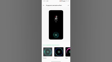 how to enable fingerprint animation in OnePlus 7
