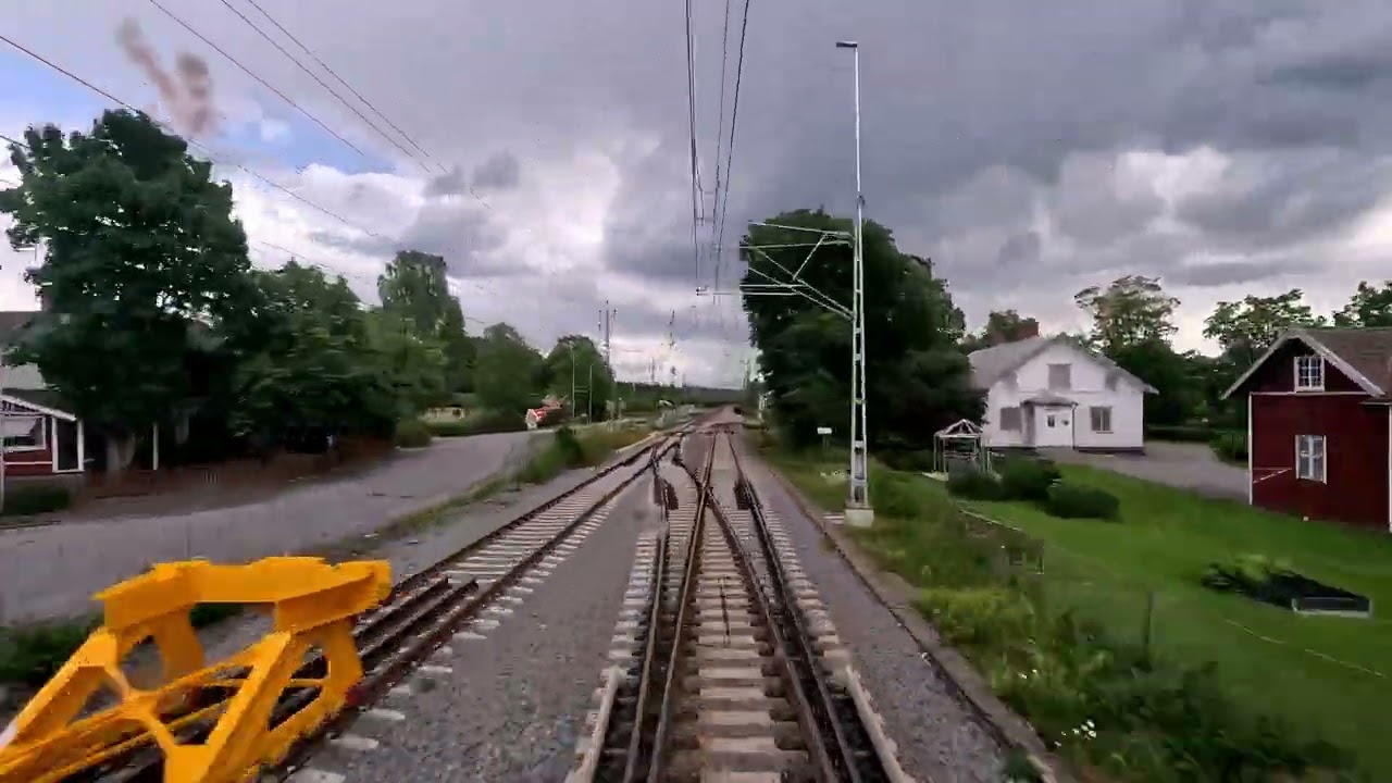 TRAIN TRIP IN THE FORESTS of SWEDEN - 4K CABVIEW (Kristinehamn to Stockholm)