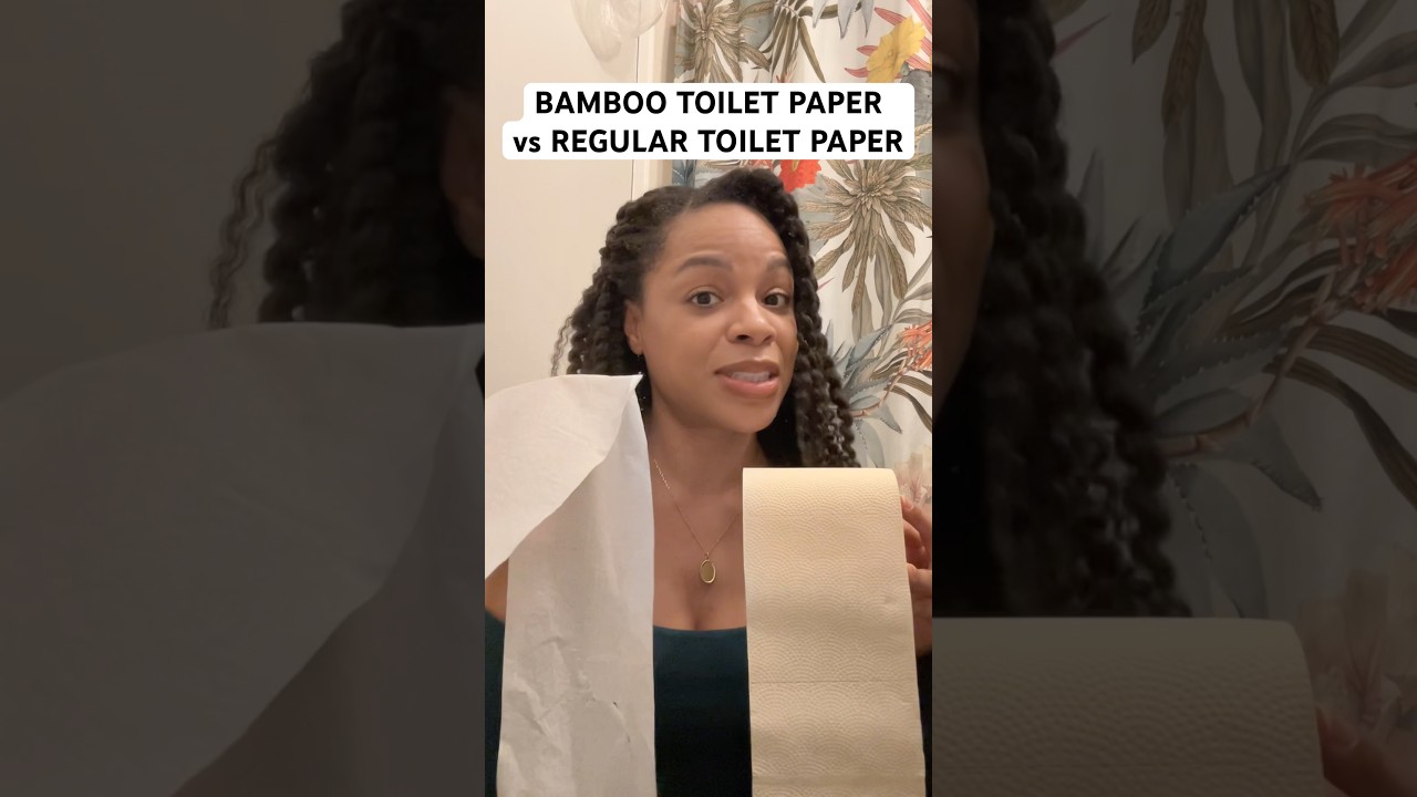 SOFTEST Eco Toilet Paper, Plant Paper tree free made from Bamboo!? #shorts #toiletpaper #ecobamboo