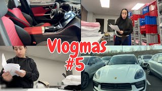 Vlogmas Day 5 | Working & Car Shopping ✨