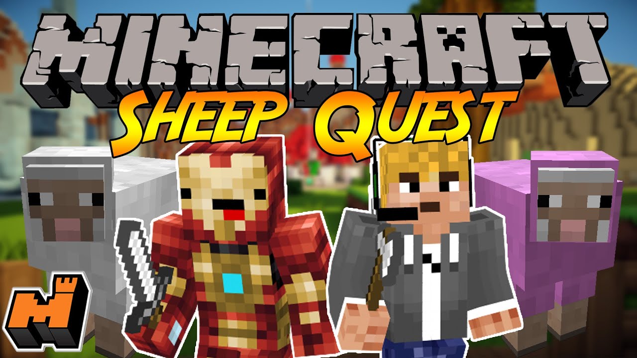 Minecraft Sheep Quest - EP9 - HARDCORE TICKELING
