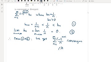 11.5 Alternative Series Test: MATH152