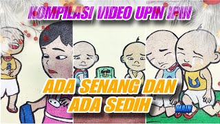 Kompilasi Upin ipin - Menggambar dan mewarnai dengan pasir warna sambil bercerita
