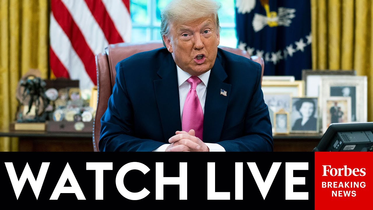 WATCH LIVE: President Trump Makes An Announcement From The Oval Office