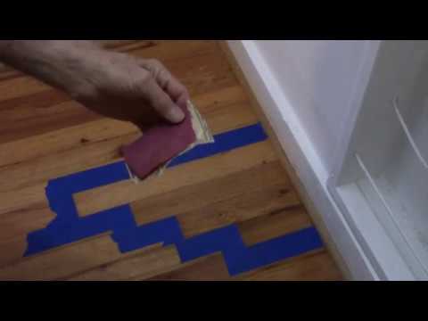 Final Oak Floor Patch Sanding And Last Coat Polyurethane Youtube