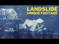 Landslide hits an Icelandic Town  - Unique Footage