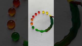 Paint colour Drop mixing |#art  #colour #viralshorts #diy #paint