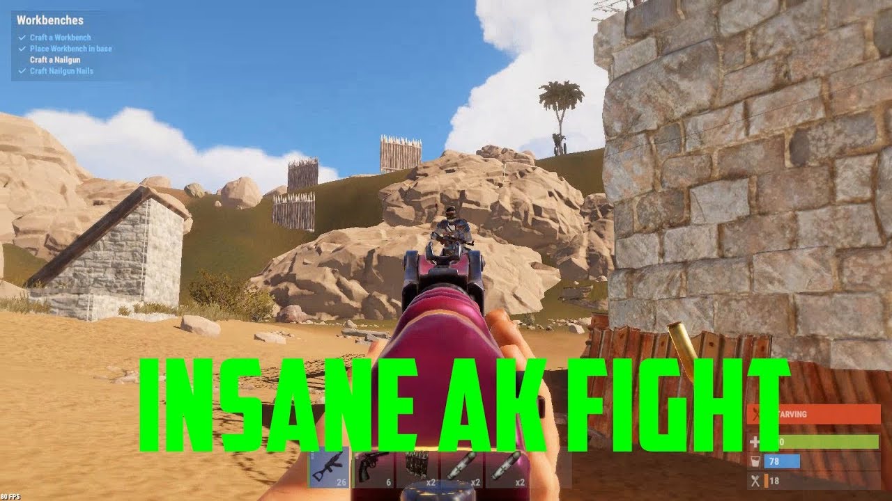 INSANE 1v5 AK Fight! | Rust - YouTube