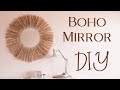 👑 Beautiful Wall Mirror | Boho Mirror (DIY) 👑