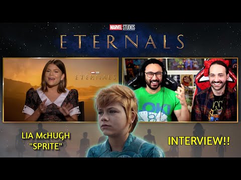 ETERNALS | Meeting SPRITE Actress Lia McHugh! (Chloé Zhao, Avengers Crossover, & Deleted Scenes)