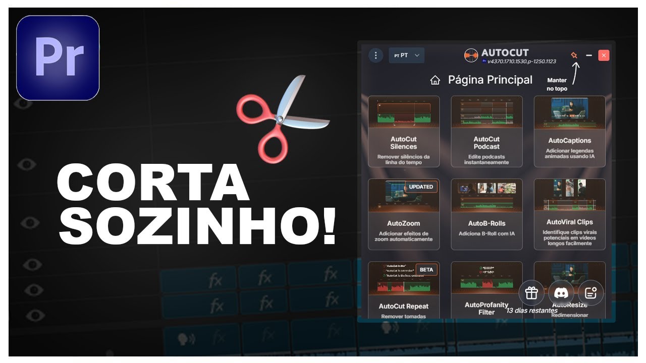 Conheça o AUTOCUT esse plugin CORTA SEUS VÍDEOS AUTOMATICAMENTE!