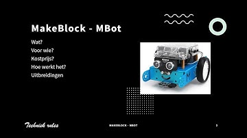 Sturingen/ICT/programmeren - mBot - De basis