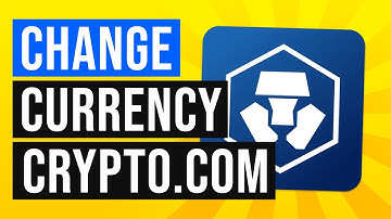 How to Change Currency on Crypto.com (2022)