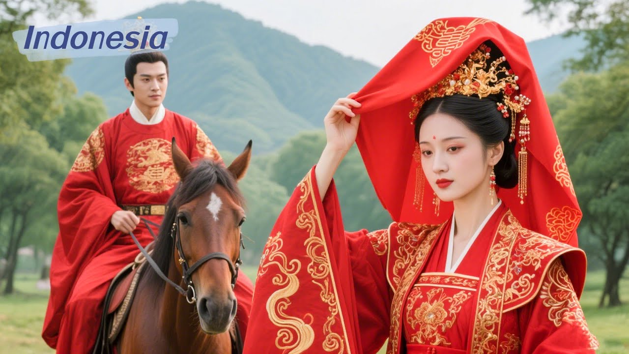 Jenderal nikahi putri jelek, angkat kerudung dan temukan kecantikan luar biasa!