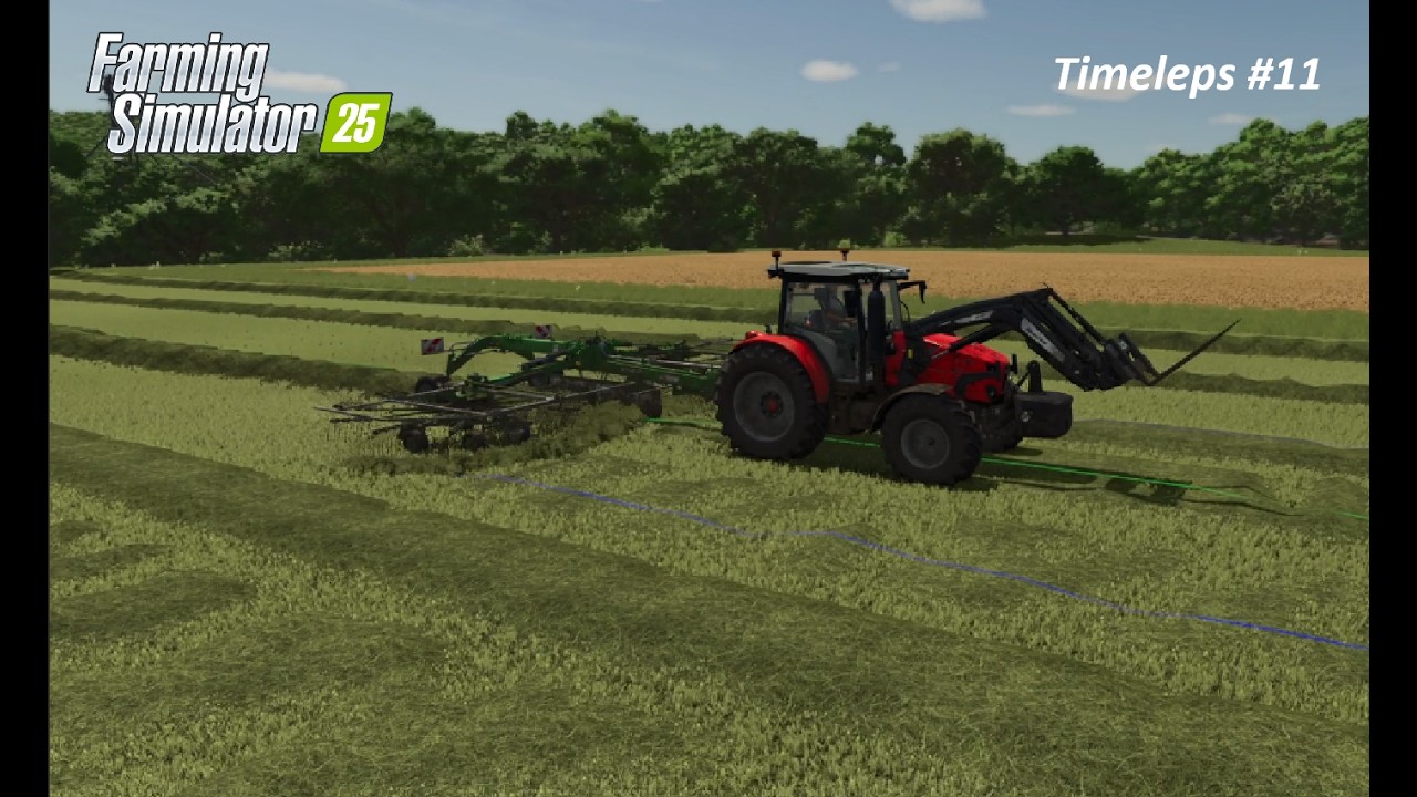 🚜 Grasernte & Silageballen pressen | LS25 Timelapse #11 🌱